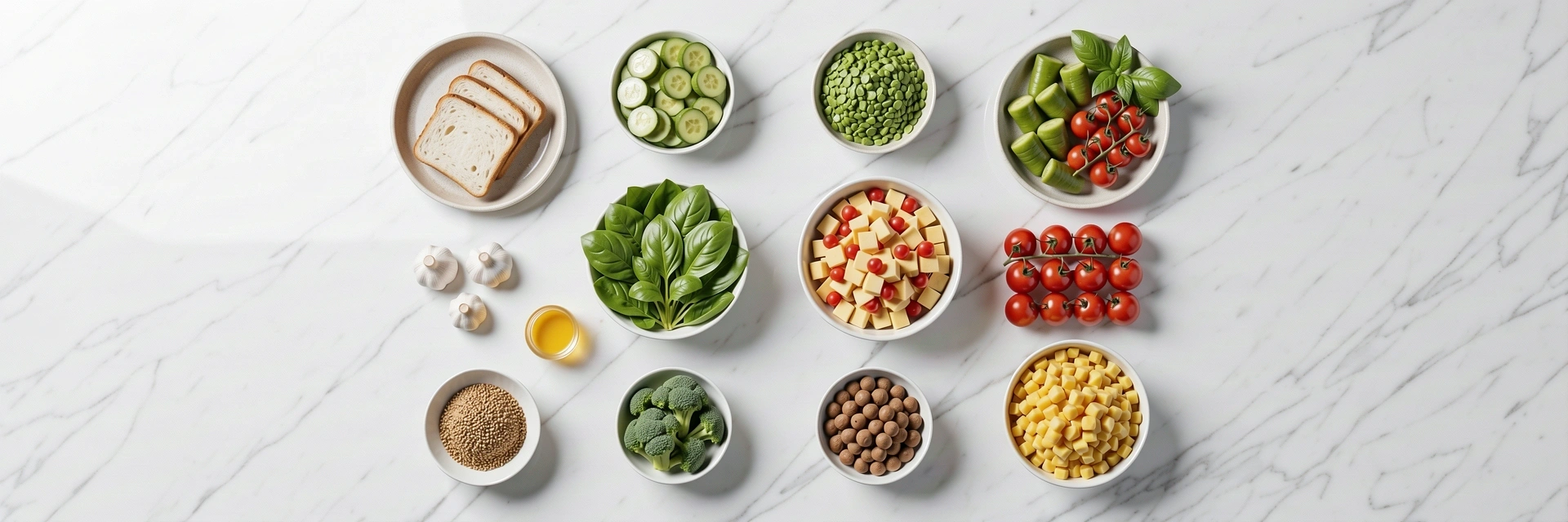 Frische Zutaten und Ernährungsplanung