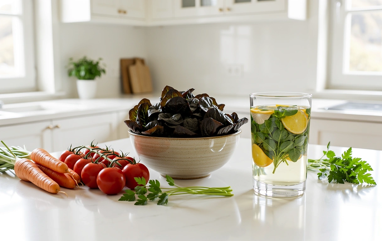 Frische gesunde Ernährung